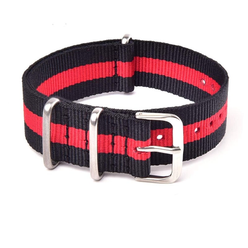 Ritche Christmas Gift 18mm Nylon Straps Nylon Watch Bands Compatible with Seiko Watch for Men Women (4 Packs), White Elephant Gifts, Stocking Stuffers for Men - Image 3